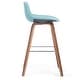 preview thumbnail 119 of 147, WYNDENHALL Cacey Mid Century Modern Bentwood Counter Height Stool (Set of 2) - 20.7'' x 21.1'' x 36.6