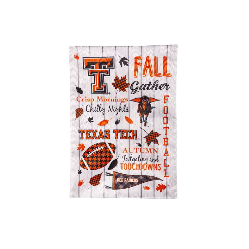 Texas Tech University, Moire Flag, Garden, Fall Seasonal