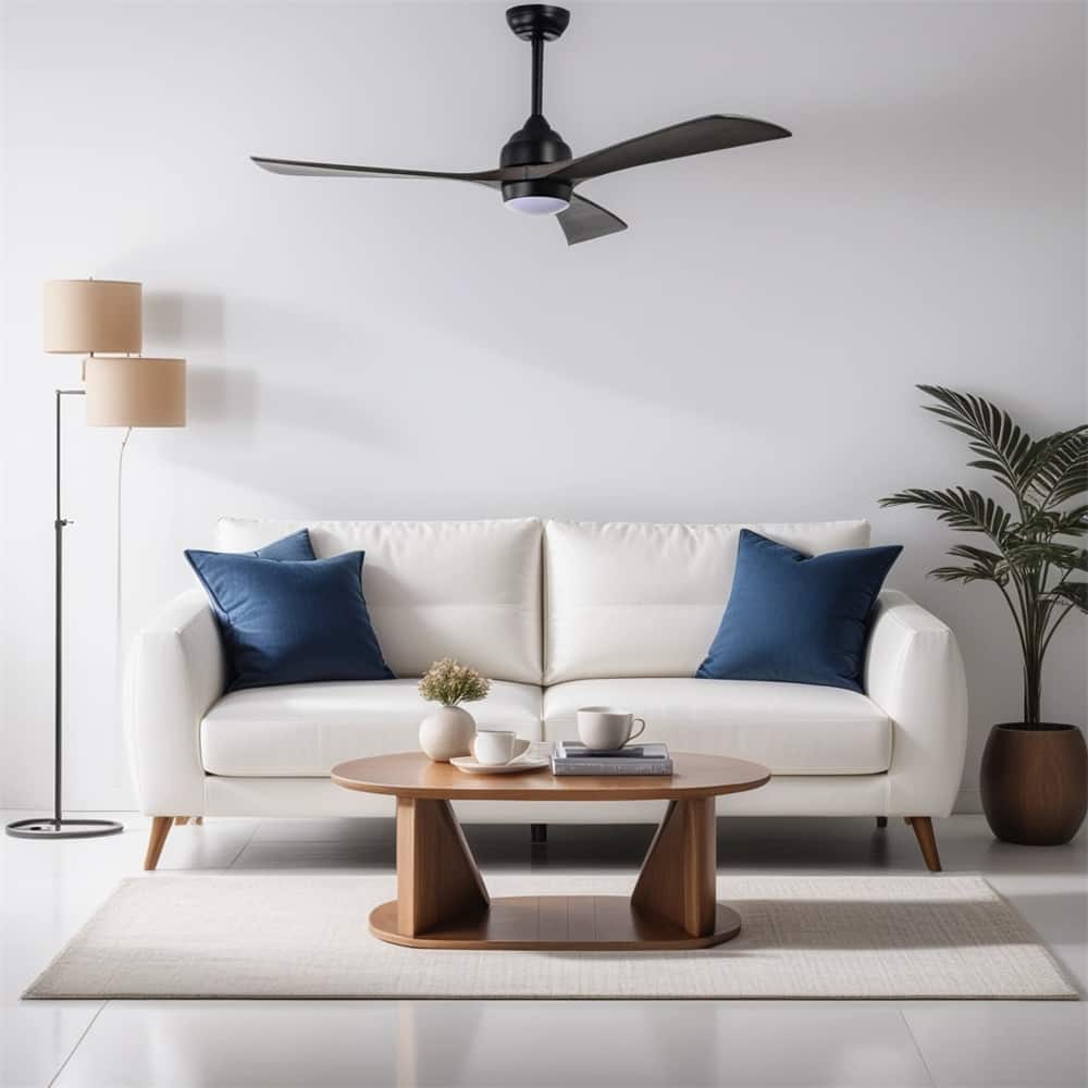 Ceiling Fan w/Lights Remote Control,Quiet DC Motor 3Blade Ceiling Fans