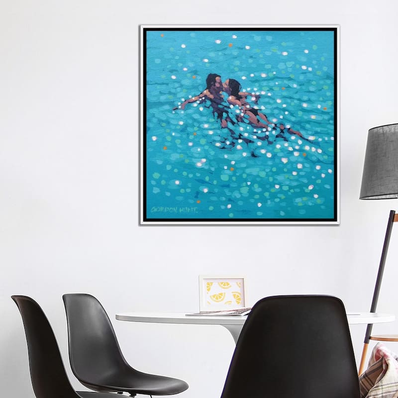 iCanvas "Turquoise Kiss" by Gordon Hunt Framed