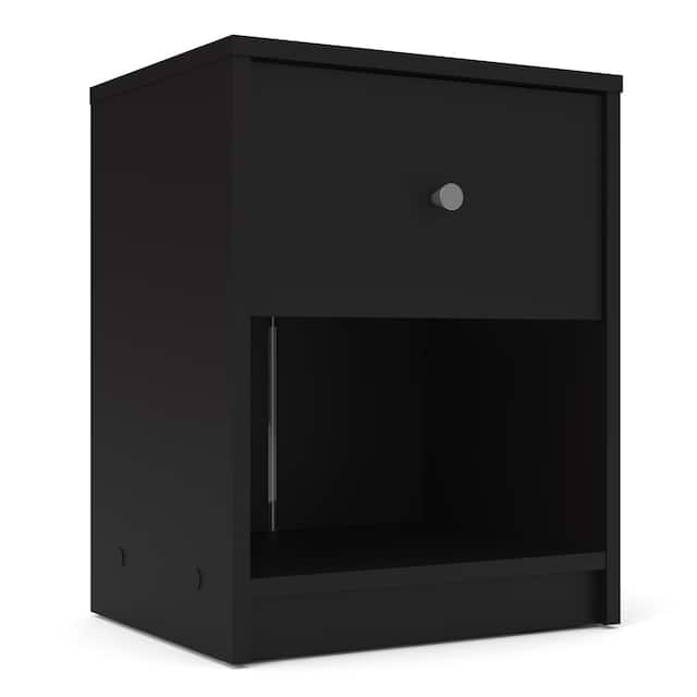 Porch & Den Zoe 1-drawer Nightstand - Black