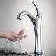 preview thumbnail 8 of 32, Kraus 3-in-1 Set White Round Ceramic Vessel Sink Arlo Faucet w/ Drain