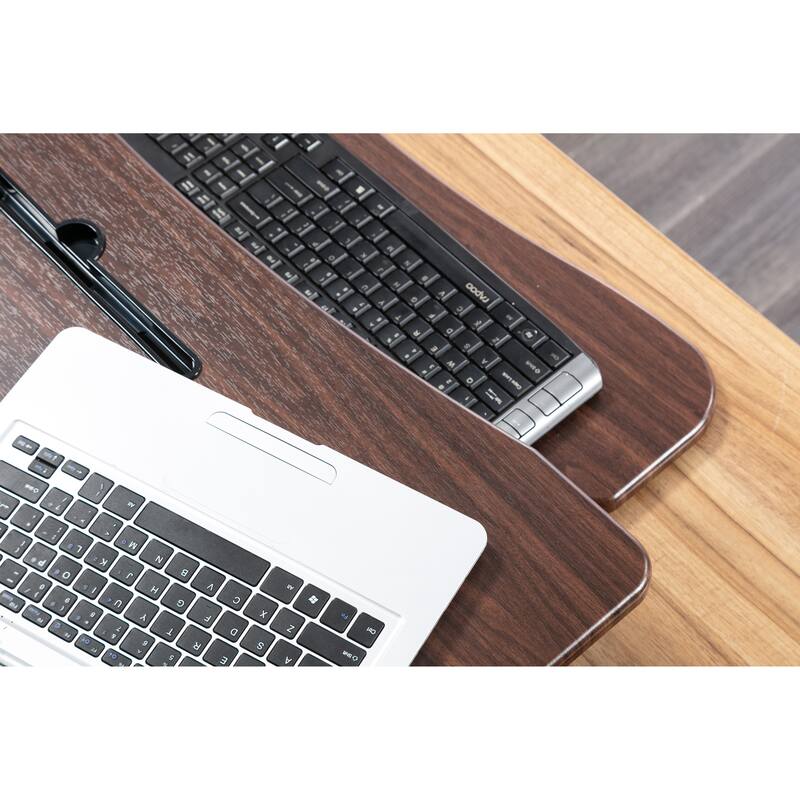 32'' Adjustable Height Standing Desk Converter Dual Monitor Workstation