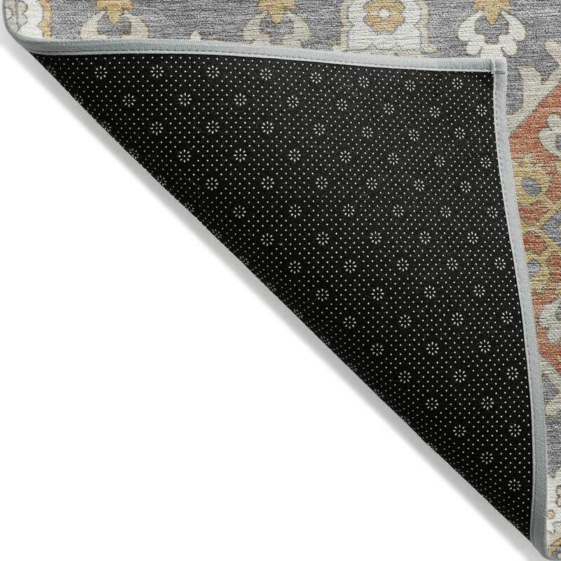 Machine Washable Indoor/Outdoor Boho Global Chantille Rug
