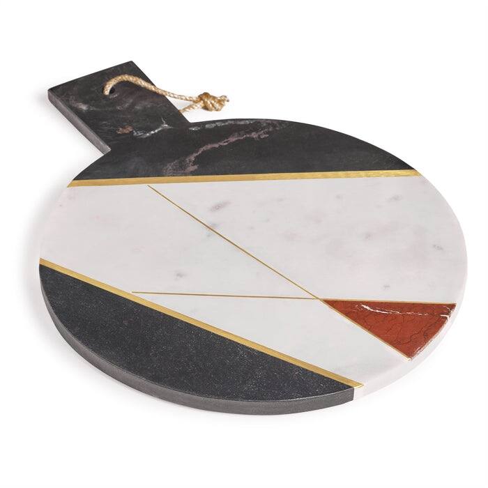 Sardinia Marble & Gold Cheese Board - Large