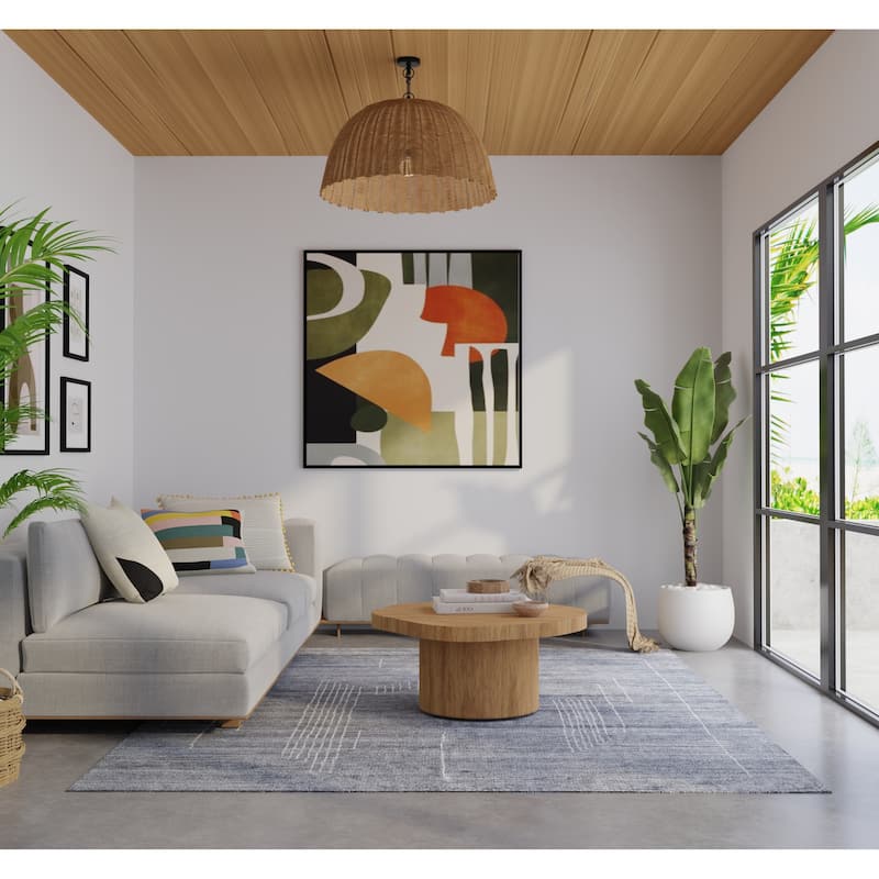 Grand Bazaar Fitzroy Hand Knotted Abstract Modern Area Rug