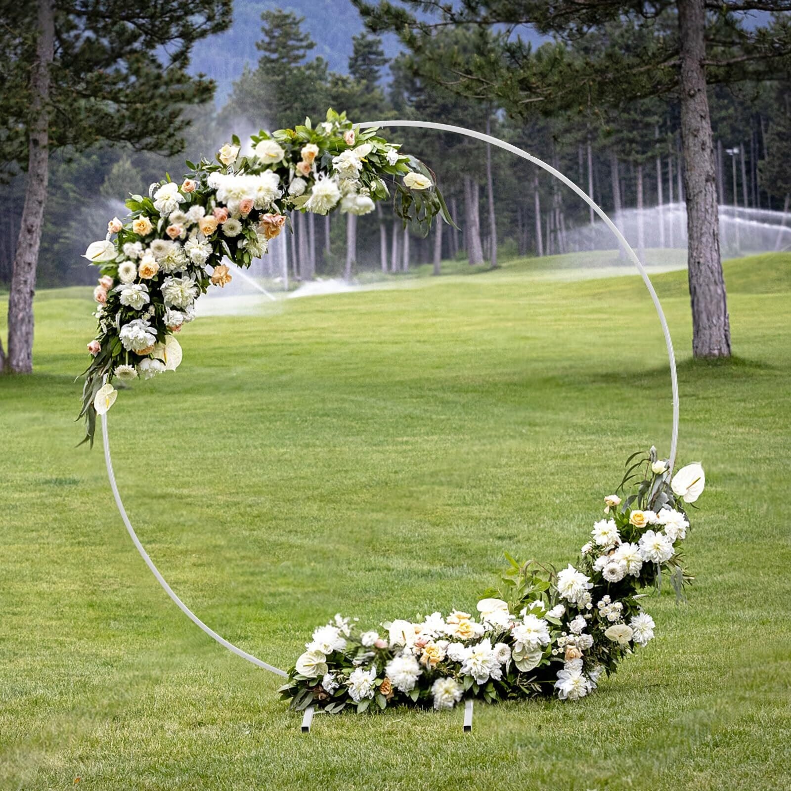 Metal wedding arch sale