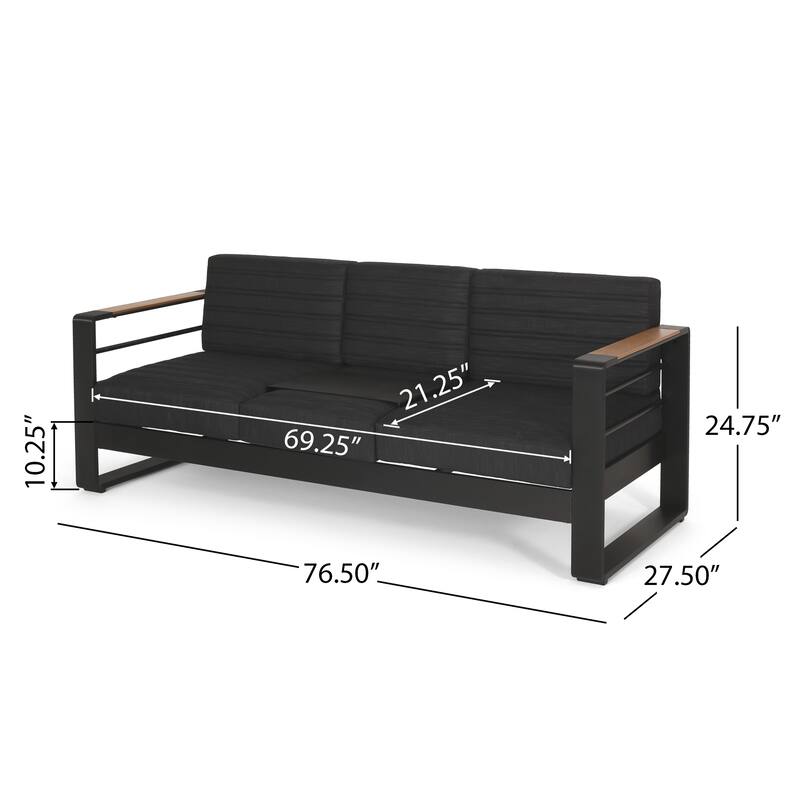 Aluminum Frame Outdoor Sofa