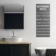 preview thumbnail 11 of 12, Stupell Bathroom Rules Leave It Clean Canvas Wall Art Design By Julia Frost