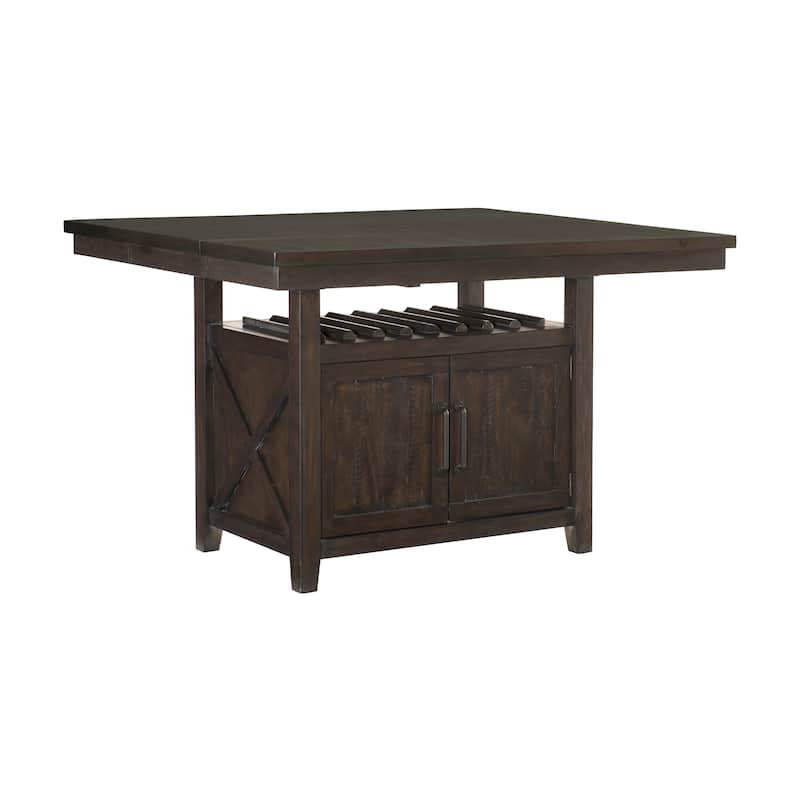 Amsonia Wood Expandable 5-Piece Counter Height Dining Set
