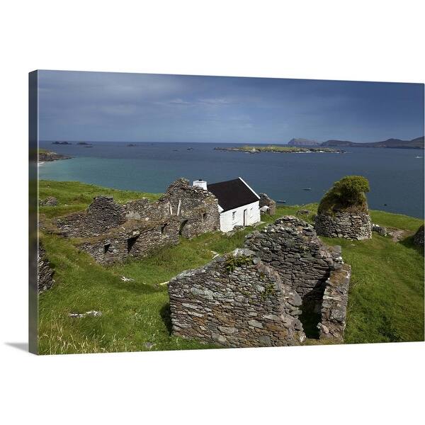 Shop Cottage And Deserted Cottages On Great Blasket Island