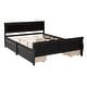 preview thumbnail 20 of 158, (Twin/Full/Queen)Curved Legs Design Platform Bed Frame with 4 Drawers