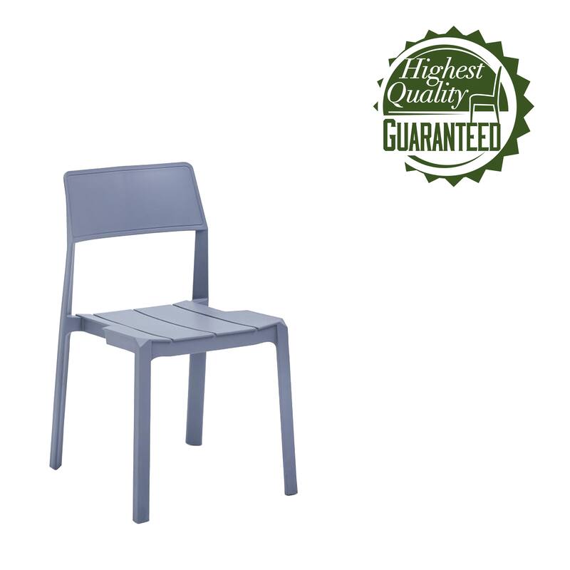 Porthos Home Brock Stackable Dining Chairs Set of 2, Overall Plastic