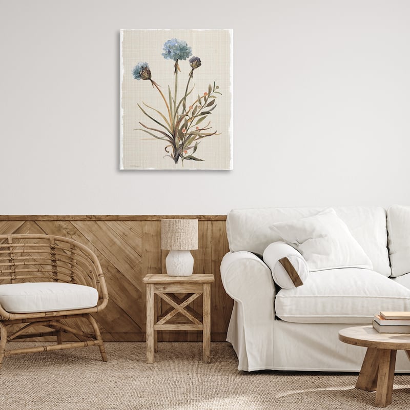 Stupell Natural Hydrangea Buds Canvas Wall Art Design By Carol Robinson