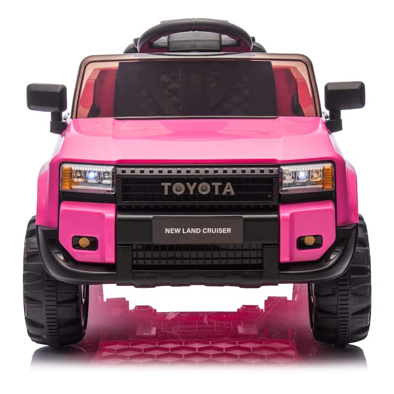 12V Kids Ride On Car W/Parents Control,Licensed Toyota LC250 2024,Four-wheel suspension,Adjustable volume,For Kids Aged 2-4