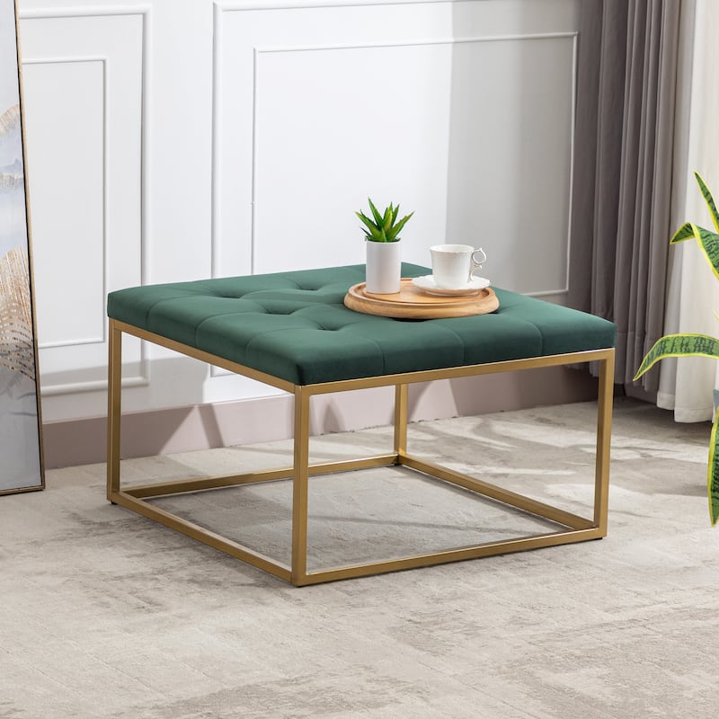 Square Ottoman Coffee Table 28"L x 28"D x 17"H