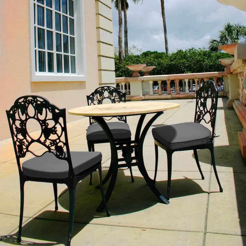 Aoodor Outdoor Chair Cushion Soft and Fade-resistant Polyester Set of 4 - 20"x19"