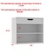 preview thumbnail 29 of 32, 24" Rustic Entryway Shoe Storage Bench Open Shelf (6 Pairs) Shoe Storage Cabinet
