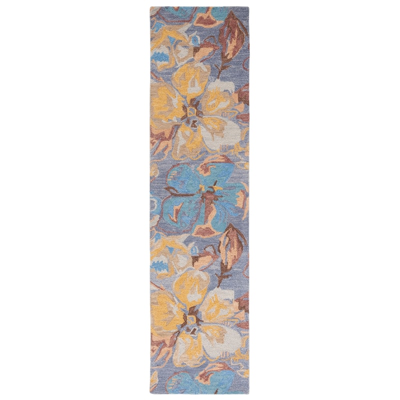 SAFAVIEH Handmade Metro Branka Floral Wool Rug