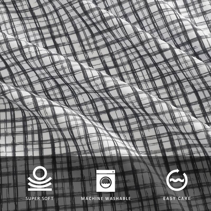 Kenneth Cole Printed 4 Piece Sheet Sets