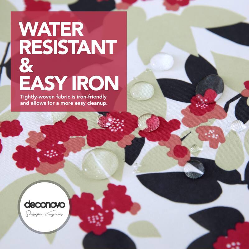 Deconovo Waterproof Oxford Floral Placemats ( Pack of 4)