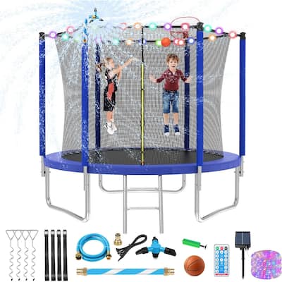 Upgraded 8FT 10FT 12FT Trampoline for Kids and Adults