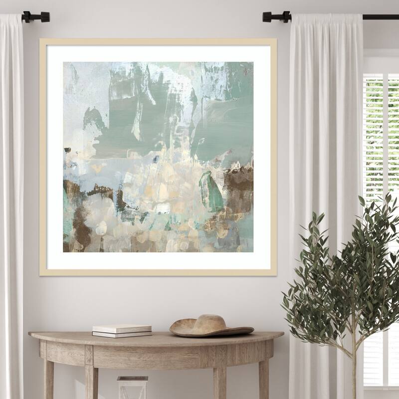 Sea Glass Reverie III by June Erica Vess Wood Framed Wall Art Print