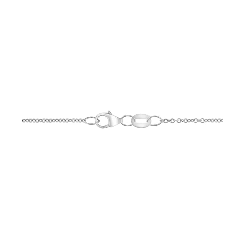 Effy Women's 14K White Gold Diamond,Black Diamond Starfish Pendant Neckace