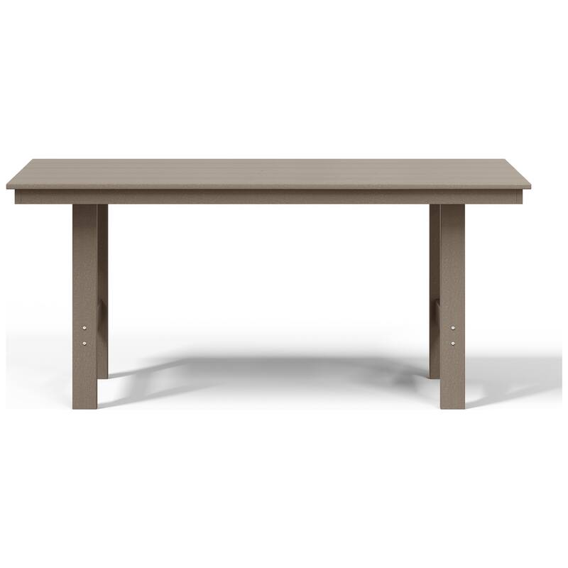 Shoreside 66 Inch X 34 Inch Rectangular Patio Dining Table