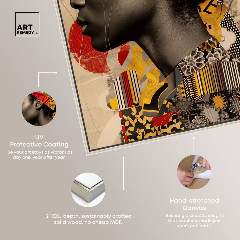 Cultural Collage Canvas by Art Remedy