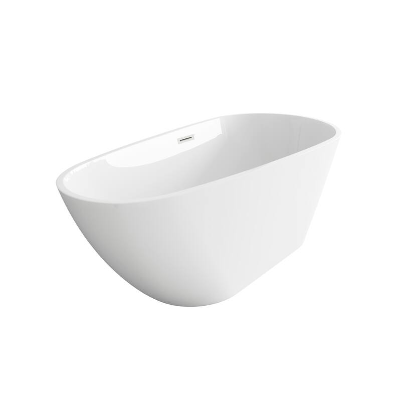 Hillary Bathtub in Glossy White