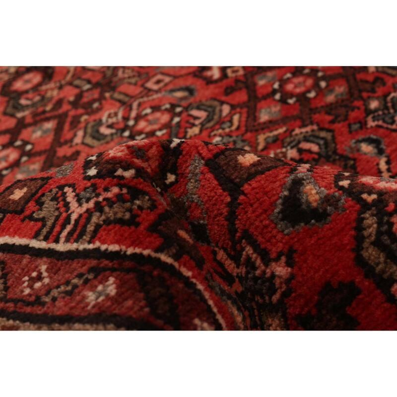 ECARPETGALLERY Hand-knotted Andelz Red Wool Rug - 3'6 x 9'9