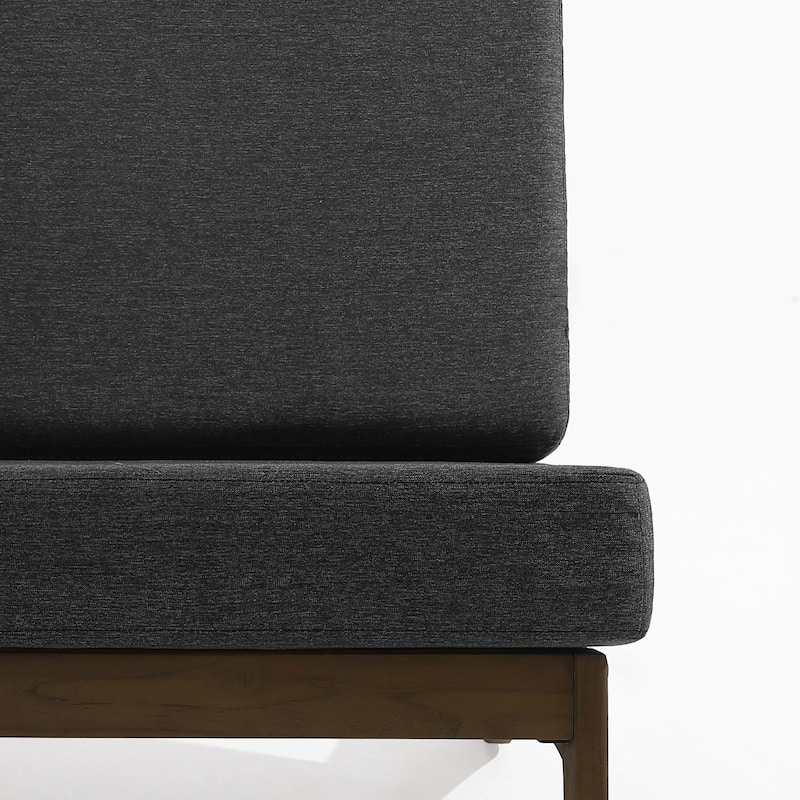 2 Set Patio Acacia Wood Outdoor Chair