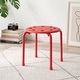 preview thumbnail 39 of 43, Stacking Stools Portable with Metal Frame Stack Nesting Stools ColorfulStackable Bar Stools Chairs (Set of 6 or 8)