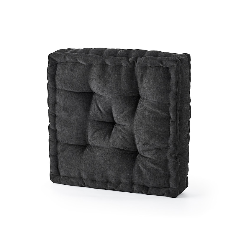 Rainha® - Classic Tufted Cushion - Black