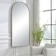 preview thumbnail 2 of 4, Uttermost Crosley Antique Brass Arch Mirror - 36"W x 72"H x 0.125"D