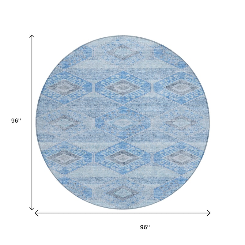 HomeRoots Aztec Transitional Rectangle Outdoor Rug
