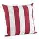 preview thumbnail 5 of 3, Classic Wide Stripe Poly Filled Throw Pillow