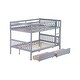 preview thumbnail 21 of 34, Full over Full Bunk Bed with 2 Storage Drawers, Convertible to 2 Beds
