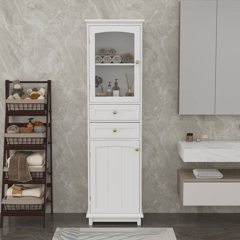 Bathroom tall cabinet
