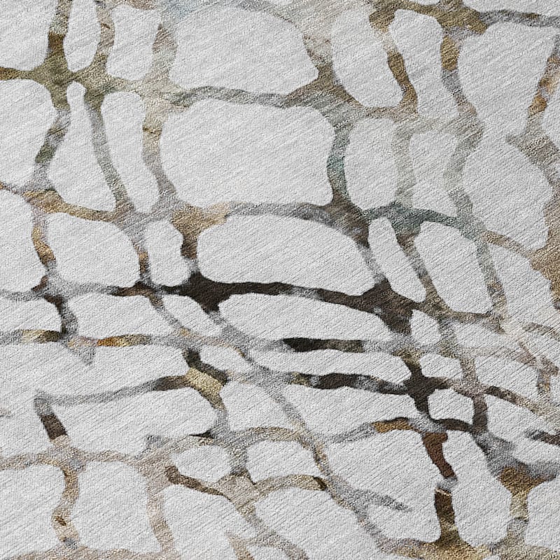 Machine Washable Indoor/ Outdoor Chantille Contemporary Rug