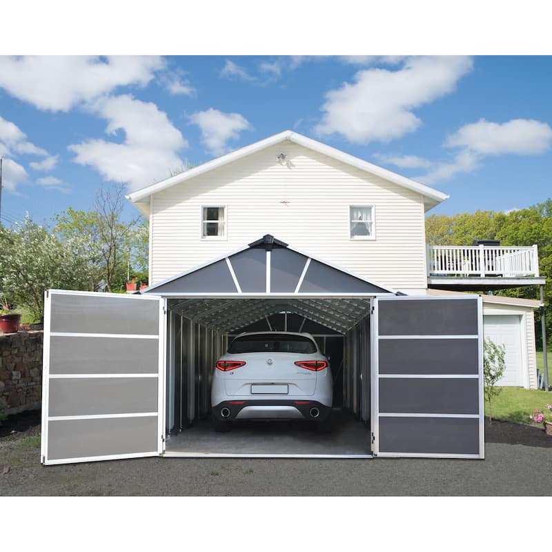 Yukon Dark Gray Garage Shed