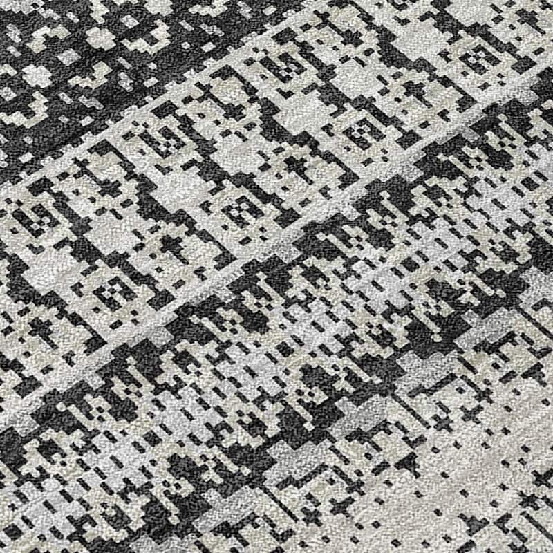 Machine Washable Indoor/ Outdoor Chantille Moroccan Stripes Rug