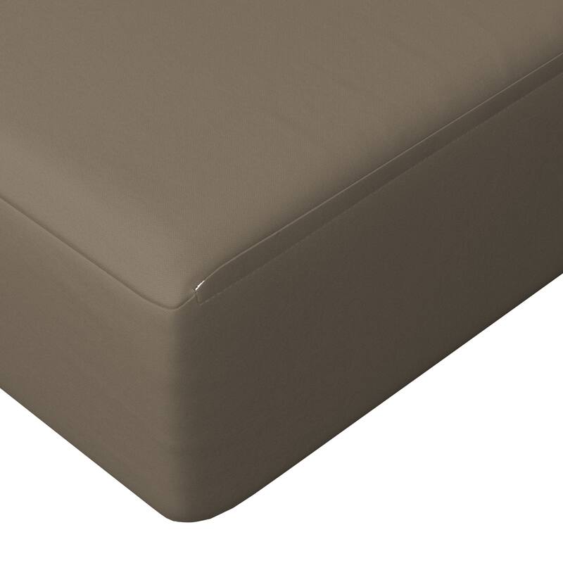 California Umbrella Outdoor Deep Seat Cushion Set, 24" x 48", Sunbrella Fabric, Densified Fiber Fill