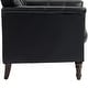 preview thumbnail 14 of 72, Tufted Accent Chair Vegan Leather Armchair for Living Room