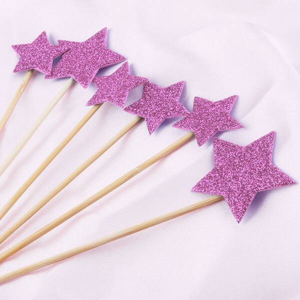 Shop Wedding Cupcake Star Shaped Flash Toothpicks Decorative Picks