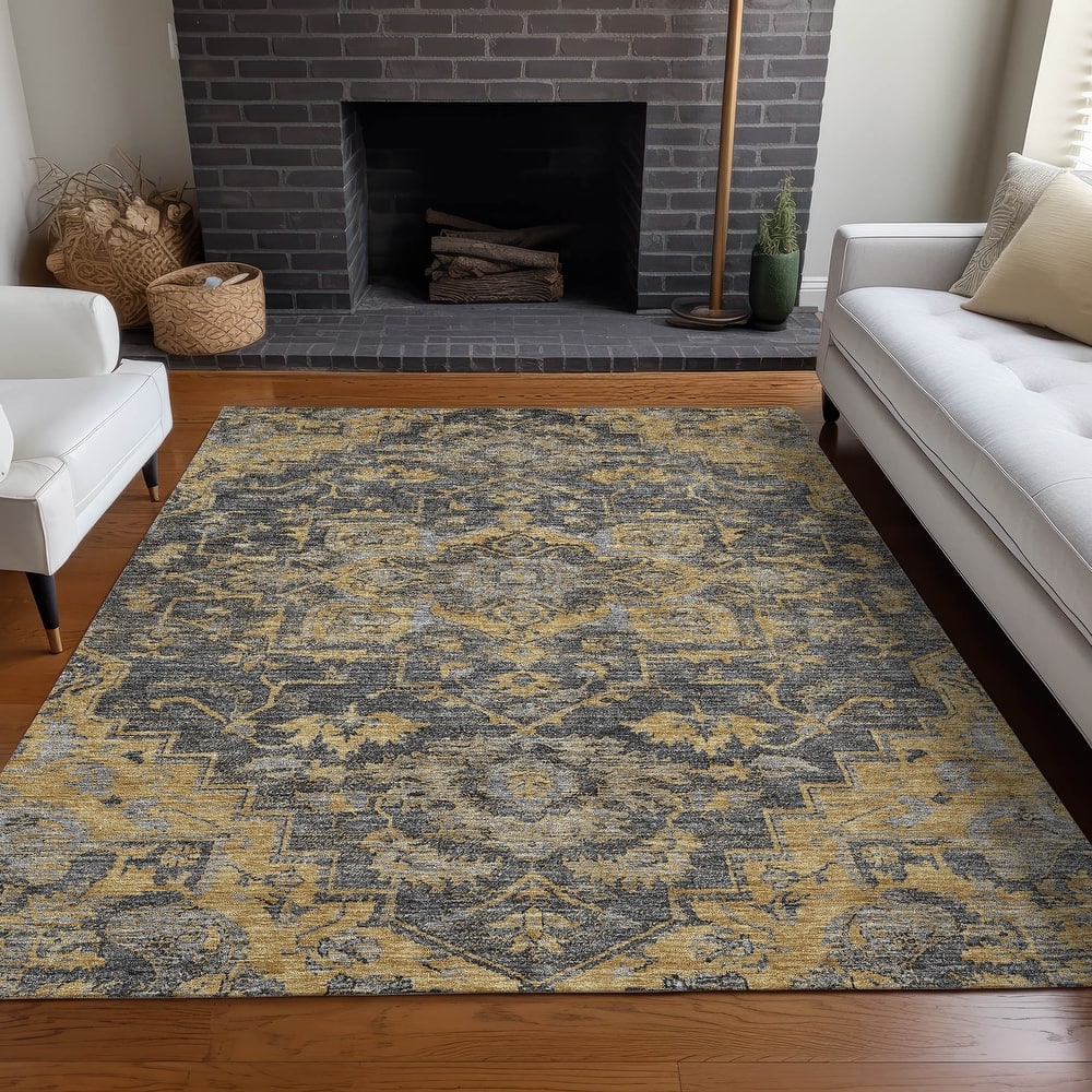 Premium Washable Super Soft Traditional Heriz Mayfield Rug