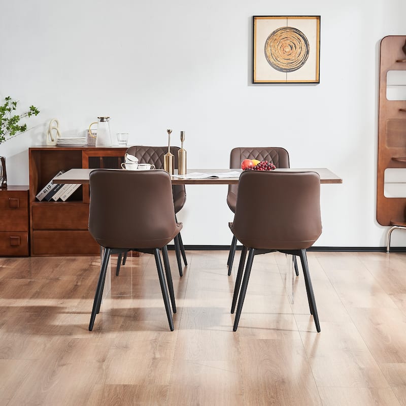 Modern Dining Chairs Set of 2 Upholstered Dining Room Chairs