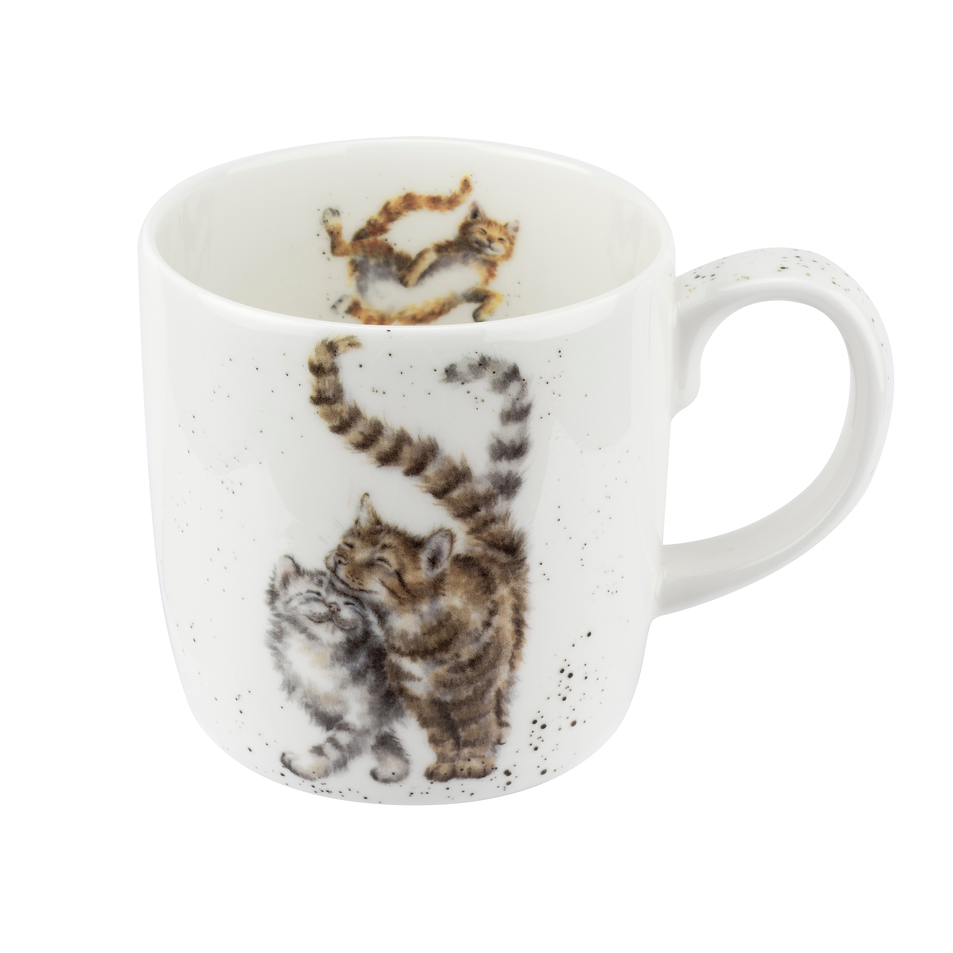 Royal Worcester Wrendale Design Mug Cats or Mouse Design