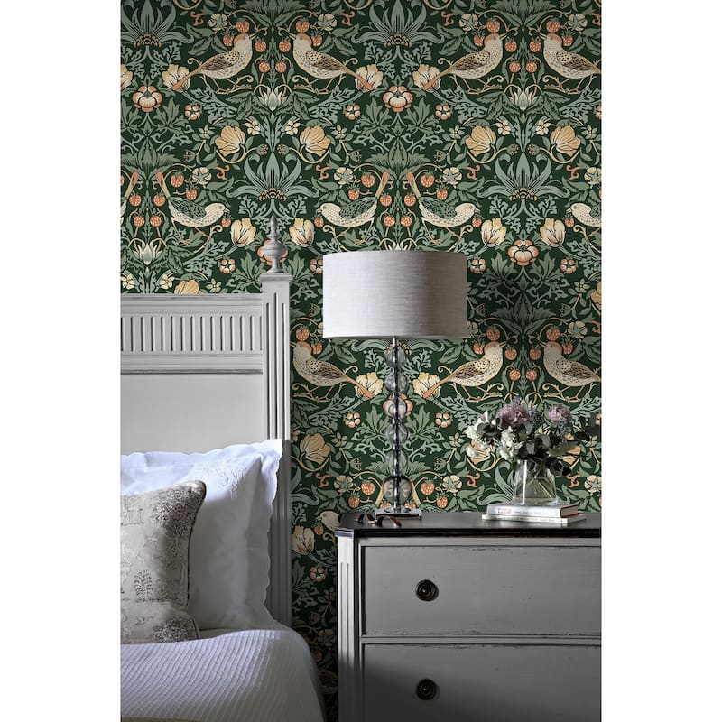 NextWall Aves Garden Peel and Stick Wallpaper